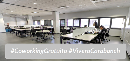 Imagen del centro de coworking de Carabanchel